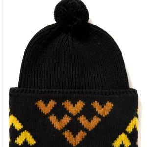 Black Crows Sorbus Logo-Intarsia Knitted Beanie, One Size,Black +Multi